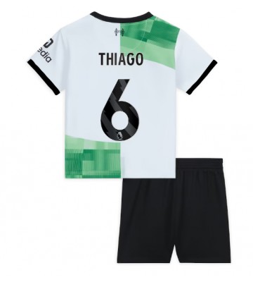 Liverpool Thiago Alcantara #6 Udebanesæt Børn 2023-24 Kort ærmer (+ korte bukser)